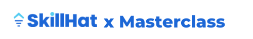 A blue logo of the company max maas