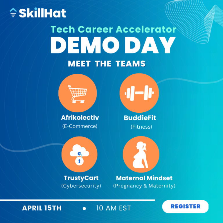 Meet the Teams Tech Career Demo Day poster